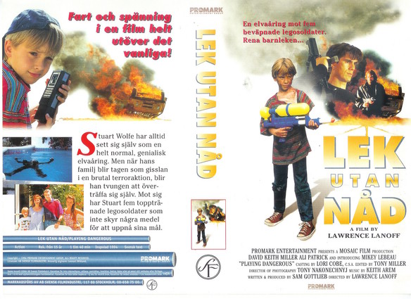 LEK UTAN NÅD (vhs-omslag)